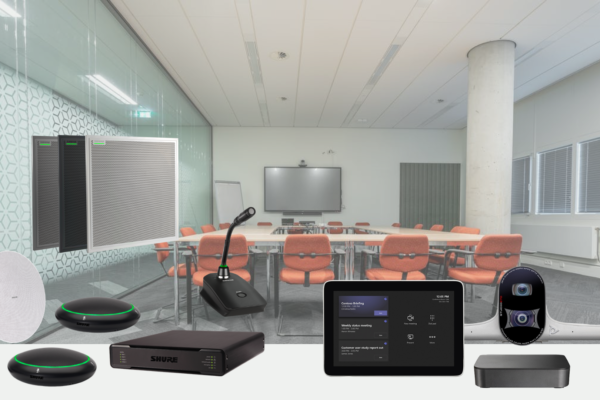 SHURE – Audio riešenie pre Microsoft Teams Room systémy väčších miestností